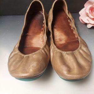 Metallic Gold ballet Tieks leather flats Size 10